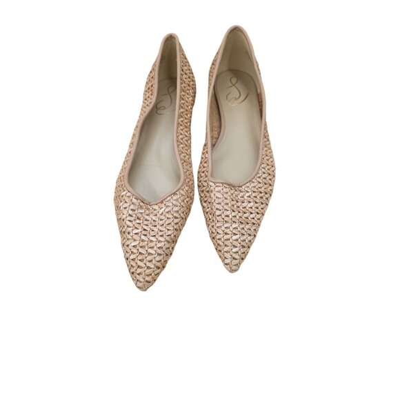 Sam Edelman Shoes - Sam Edelman Wanda Warm Womens Ballet Flats Sz 8 Tan Pointed Toe Slip-On Shoes